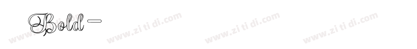 新雅兰 Bold字体转换